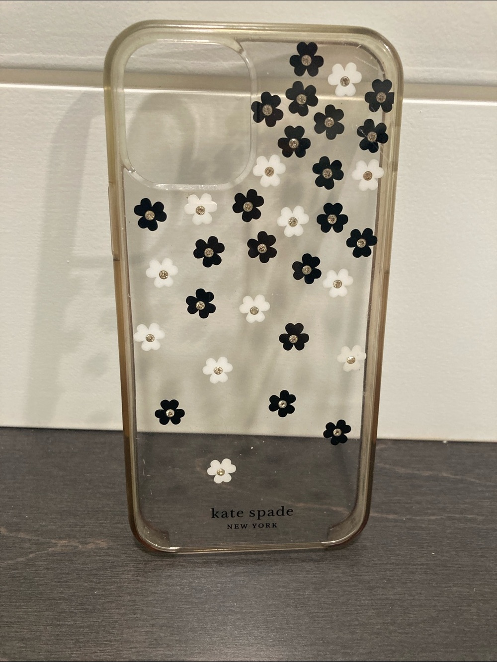 kate spade new york Clear Floral Daisy Protective Hardshell Case